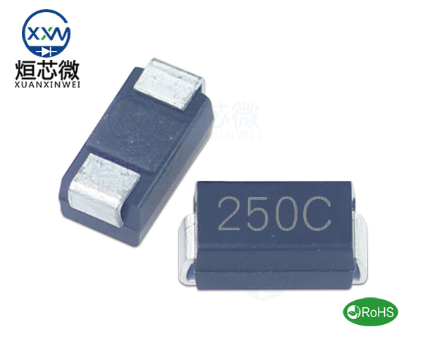 P4SMA250CA參數,TVS二極管P4SMA250CA瞬態(變)抑制二極管
