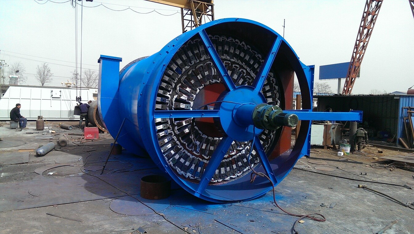 ZC系列機械回轉反吹風扁袋除塵器 ZC系列機械回轉反吹風扁袋除塵器